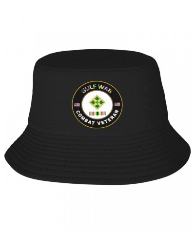 4th Infantry Division Gulf Combat Veteran Stay Cool and Stylish with Our Trendy Bucket Hats - Perfect for Summer Fun and Outd...