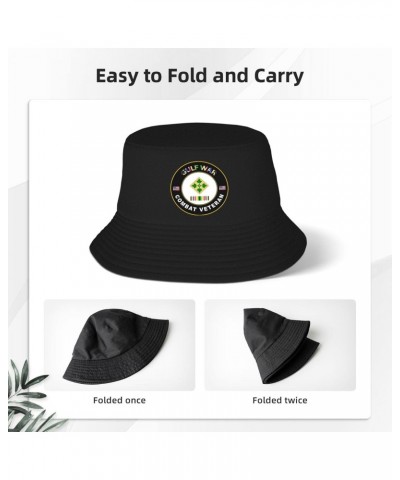 4th Infantry Division Gulf Combat Veteran Stay Cool and Stylish with Our Trendy Bucket Hats - Perfect for Summer Fun and Outd...