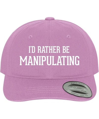 I'd Rather Be Manipulating - Soft Dad Hat Baseball Cap Pink $18.21 Baseball Caps