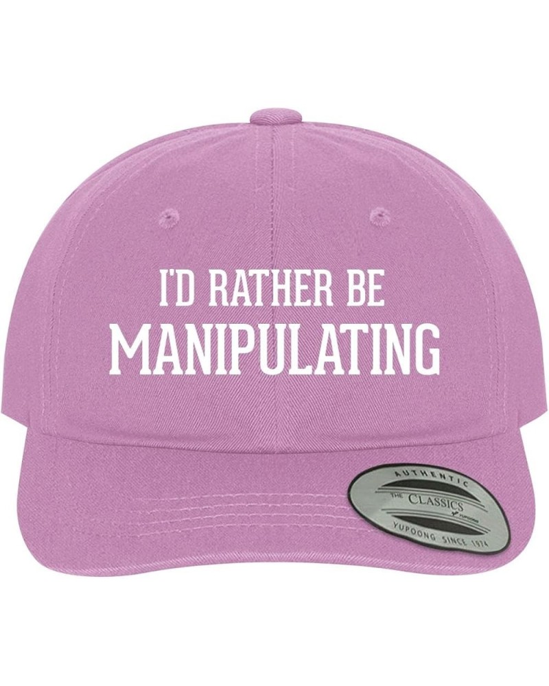 I'd Rather Be Manipulating - Soft Dad Hat Baseball Cap Pink $18.21 Baseball Caps