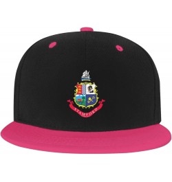 Seal of Stamford, Connecticut Baseball Cap for Men Women Snapback Hat Adjustable Flat Bill Hats Pink $12.61 Baseball Caps