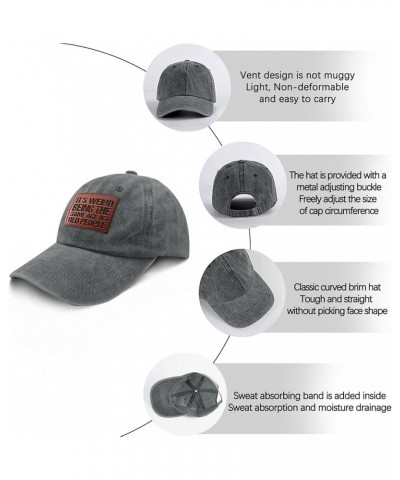 It's Weird Being The Same Age As Old People Cowboy hat Vintage Baseball Hat Gifts for Mom Who Like Light Grey $13.55 Sun Hats