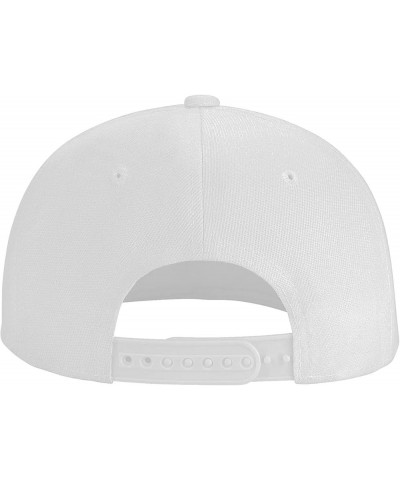 Dragonfly Classic Snapback Hat, Unisex Baseball Cap Flat Bill Brim, Stylish/Adjustable Size White $11.62 Baseball Caps