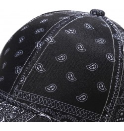 Bandana Baseball Cap for Men Women Adjustable Summer Fashion Hip Hop Paisley Bandanas Sun Hat Outdoor Beach Caps Pink Basebal...