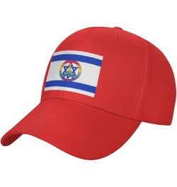 Men and Women Baseball Hat Israel Flag Support Israel Peace Low Profile Dad Hat Adjustable Casquette Cap Red $10.46 Baseball ...