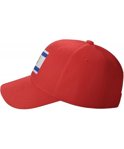 Men and Women Baseball Hat Israel Flag Support Israel Peace Low Profile Dad Hat Adjustable Casquette Cap Red $10.46 Baseball ...