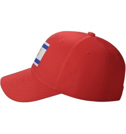 Men and Women Baseball Hat Israel Flag Support Israel Peace Low Profile Dad Hat Adjustable Casquette Cap Red $10.46 Baseball ...