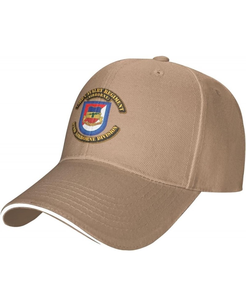 73rd Cavalry Regiment Cap Hats for Men Women Classic Baseball Cap Adjustable Trucker Hat Dad Caps Natural $18.48 Cowboy Hats