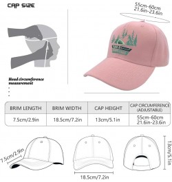 Baseball Caps Explore A Mountain Camp Trucker Caps for Men Cool Cotton Snapbacks for Gift Pink $13.08 Baseball Caps