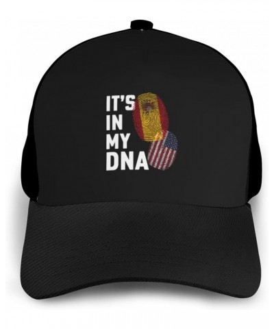 Spain It's in My DNA Baseball Cap Women Men Hat Outdoor Leisure Sun Hat Adjustable Truck Driver Baseball Caps Dad Hats Black ...