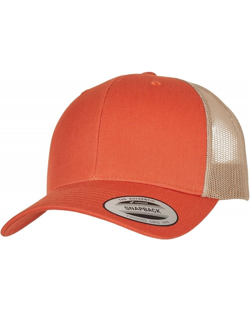 Men's Trucker Orange/Khaki $15.18 Baseball Caps