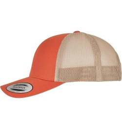 Men's Trucker Orange/Khaki $15.18 Baseball Caps