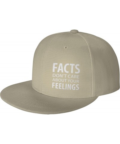 Funny Facts Don't Care About Your Feelings Hat Flat Brim Hat Baseball Hat Funny Facts Don't Care About Your Feelings Cap Natu...