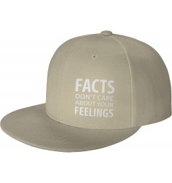 Funny Facts Don't Care About Your Feelings Hat Flat Brim Hat Baseball Hat Funny Facts Don't Care About Your Feelings Cap Natu...