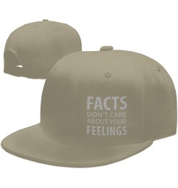 Funny Facts Don't Care About Your Feelings Hat Flat Brim Hat Baseball Hat Funny Facts Don't Care About Your Feelings Cap Natu...