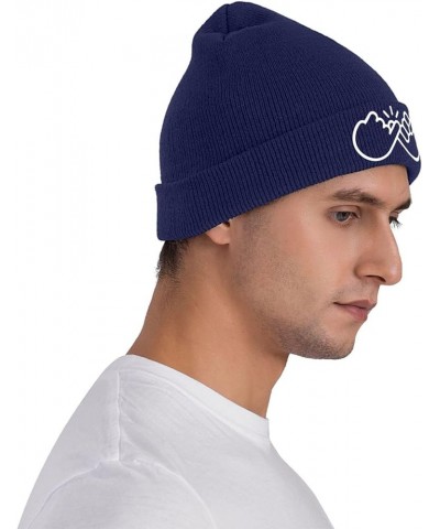 Pinky Promise Funny Hat Winter Warm Thick Knit Skull Beanie Cap Navy Blue $11.17 Skullies & Beanies