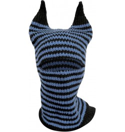 Autunm Winter Leisure Warmth Stripe Knitted Scarf Hat Ski Cab E $8.95 Sun Hats