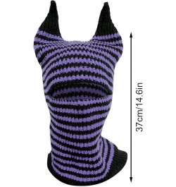 Autunm Winter Leisure Warmth Stripe Knitted Scarf Hat Ski Cab E $8.95 Sun Hats