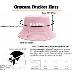 5 Pack Custom Bucket Hats for Women Men Personalized Text Name Fishing Cap Design Your Own Summer Sun Beach Hat Pink $27.08 B...