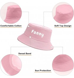 5 Pack Custom Bucket Hats for Women Men Personalized Text Name Fishing Cap Design Your Own Summer Sun Beach Hat Pink $27.08 B...