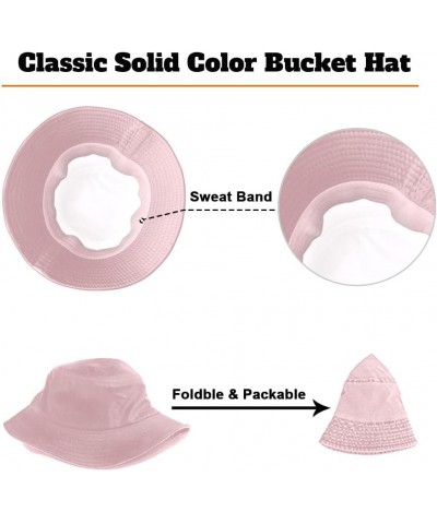 5 Pack Custom Bucket Hats for Women Men Personalized Text Name Fishing Cap Design Your Own Summer Sun Beach Hat Pink $27.08 B...