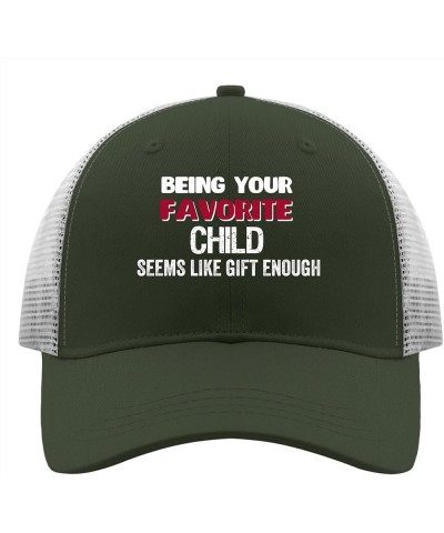 Beings Your Favorite Child Seems Like Gift Enough Golf Hat Fish Hat Apricot Army Green $11.87 Cowboy Hats