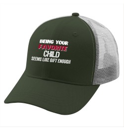 Beings Your Favorite Child Seems Like Gift Enough Golf Hat Fish Hat Apricot Army Green $11.87 Cowboy Hats