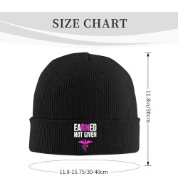 Earned Not Given Rn Registered Nurse Nursing Adult Knitted Hat Beanie Winter Warm Skull Hat - Men Women Black $21.91 Skullies...