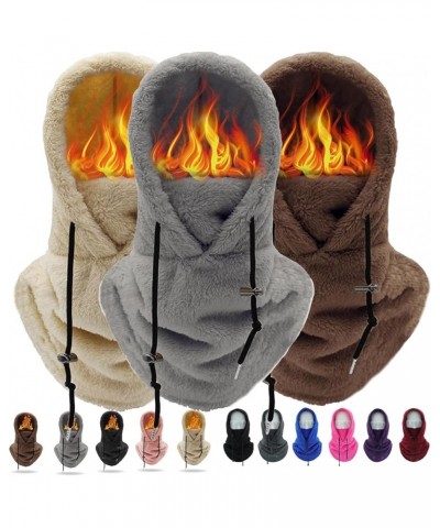 Sherpa Hood, Balaclava Ski Mask, Balaclava Wind-Resistant Winter Face Mask, Fleece Ski Mask for Men and Women 3pcs-1 $15.64 B...