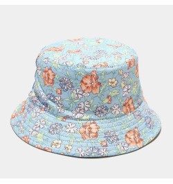 Bucket Hat Unisex Fisherman Sun Hat Women Two Sided Bucket Floral Outing Men Baseball Cap Fishing Hat Fall Hats (Color : Mult...