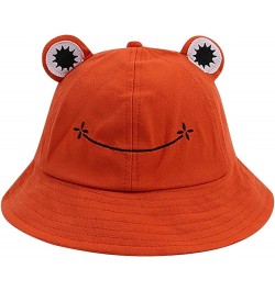 Hiking Hats Winter Cute Animal Photography Hat Women Bucket Fishing Cap Beach Baseball Baseball Bucket Hat Orange $7.53 Bucke...