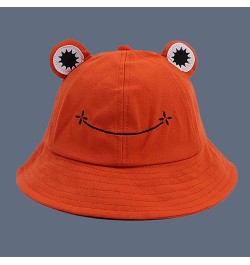 Hiking Hats Winter Cute Animal Photography Hat Women Bucket Fishing Cap Beach Baseball Baseball Bucket Hat Orange $7.53 Bucke...