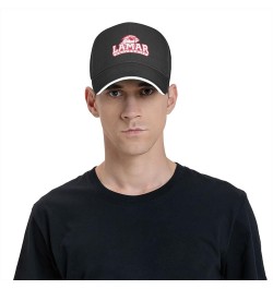 Lamar University Unisex Classic Hat Adjustable Fashion Casquette for Men Women Black $11.19 Baseball Caps