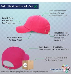 Soft Baseball Cap Mm Warrior Cotton Dad Hats for Men & Women Hot Pink $16.51 Baseball Caps