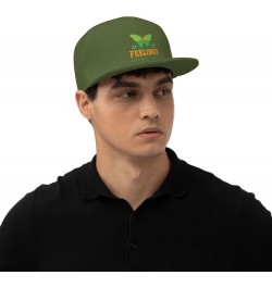 Feelings are Not Facts Baseball Cap for Men Women Snapback Hat Trucker Flat Bill Caps Sun Hat Moss Green $14.97 Baseball Caps