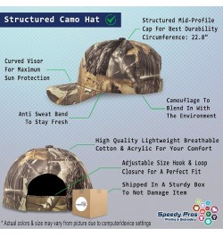 Camo Baseball Cap Securities Trader Cotton Hunting Dad Hats for Men & Women Forest Tree Khaki Personalized Text Here $15.89 B...