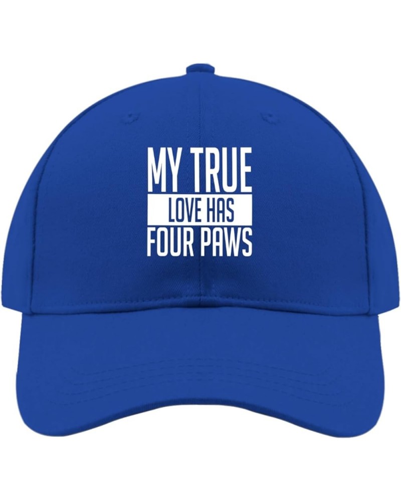 Golf hat Stripe My trues Love has Four Paws Mens Sun hat Runners hat Gifts for Grandma Outdoor Cap Blue $9.65 Cowboy Hats