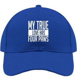 Golf hat Stripe My trues Love has Four Paws Mens Sun hat Runners hat Gifts for Grandma Outdoor Cap Blue $9.65 Cowboy Hats