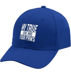 Golf hat Stripe My trues Love has Four Paws Mens Sun hat Runners hat Gifts for Grandma Outdoor Cap Blue $9.65 Cowboy Hats