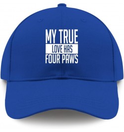 Golf hat Stripe My trues Love has Four Paws Mens Sun hat Runners hat Gifts for Grandma Outdoor Cap Blue $9.65 Cowboy Hats