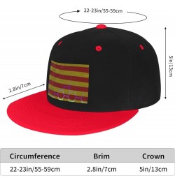 Flag of Catalonia Baseball Cap for Men Women Snapback Hat Adjustable Flat Bill Hats Red $13.60 Baseball Caps