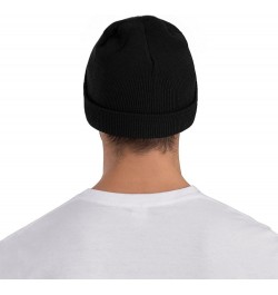 Knitted Hat Men Women Winter Beanie Warm Soft Cute Plain Skull Beanie Cap for Outdoor Black $10.63 Skullies & Beanies