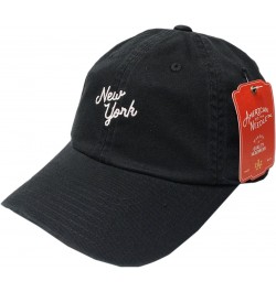 Board Shorts New York Cotton Baseball Cap Strapback Hat Script Navy $14.21 Baseball Caps