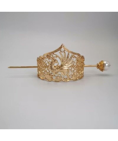 Hair Jewelry Crown Tiaras for Women Handmade Gold Plated Hair Crown Chinese Hanfu Headdress Antique Jewelry (Color : 11) 1 $1...