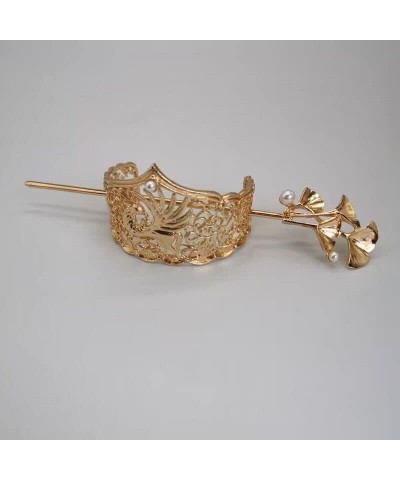 Hair Jewelry Crown Tiaras for Women Handmade Gold Plated Hair Crown Chinese Hanfu Headdress Antique Jewelry (Color : 11) 1 $1...