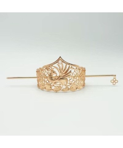 Hair Jewelry Crown Tiaras for Women Handmade Gold Plated Hair Crown Chinese Hanfu Headdress Antique Jewelry (Color : 11) 1 $1...