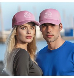 Unisex Baseball Cap Adjustable Not to Brag Or Anything Mesh Trucker Cap Low Profile Dad Hat Pink $11.79 Baseball Caps