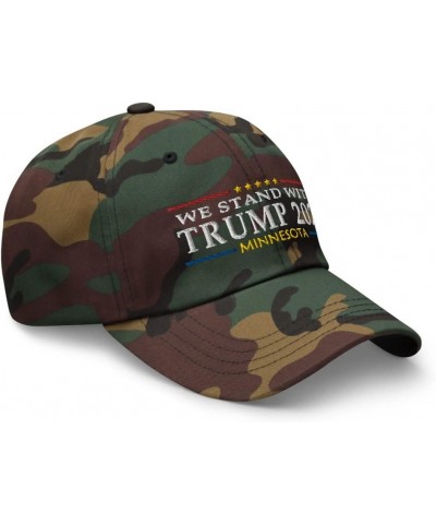 Minnesota for Trump 2024 Hat :: RAF Collection Green Camo $18.71 Baseball Caps