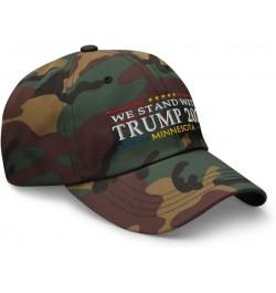 Minnesota for Trump 2024 Hat :: RAF Collection Green Camo $18.71 Baseball Caps