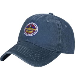 USCG Asts (Helicopter Rescue Swimmers) Baseball Cowboy Hat Cotton Adjustable Trucker Hat Navy Blue $10.38 Baseball Caps